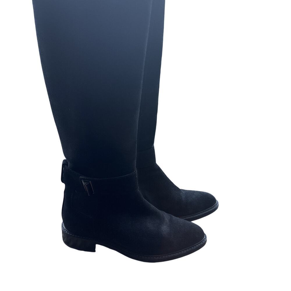 Aquatalia Women’s Drawn Over The Knee Suede Boot In 5.5 Stretch Riding Fall Tall